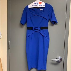 Beautiful blue Vintage retro style dress